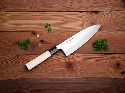 Manche en bois couteau japonais