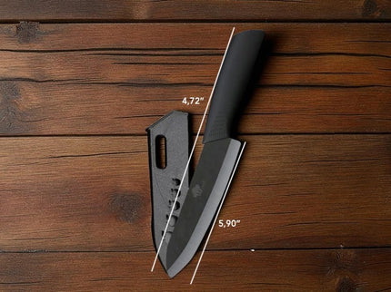 Noir ceramique couteau