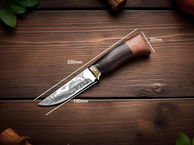 Sanglier couteau de chasse