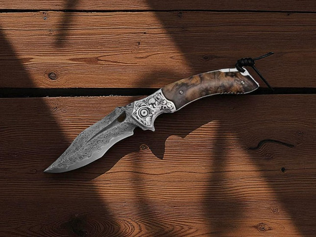 Viking pliant couteau