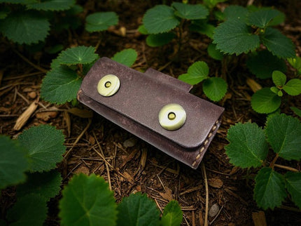 Étui cuir pliant couteaux